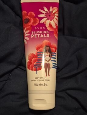 SEALED Avon Blushing Petals Body Cream 8 oz